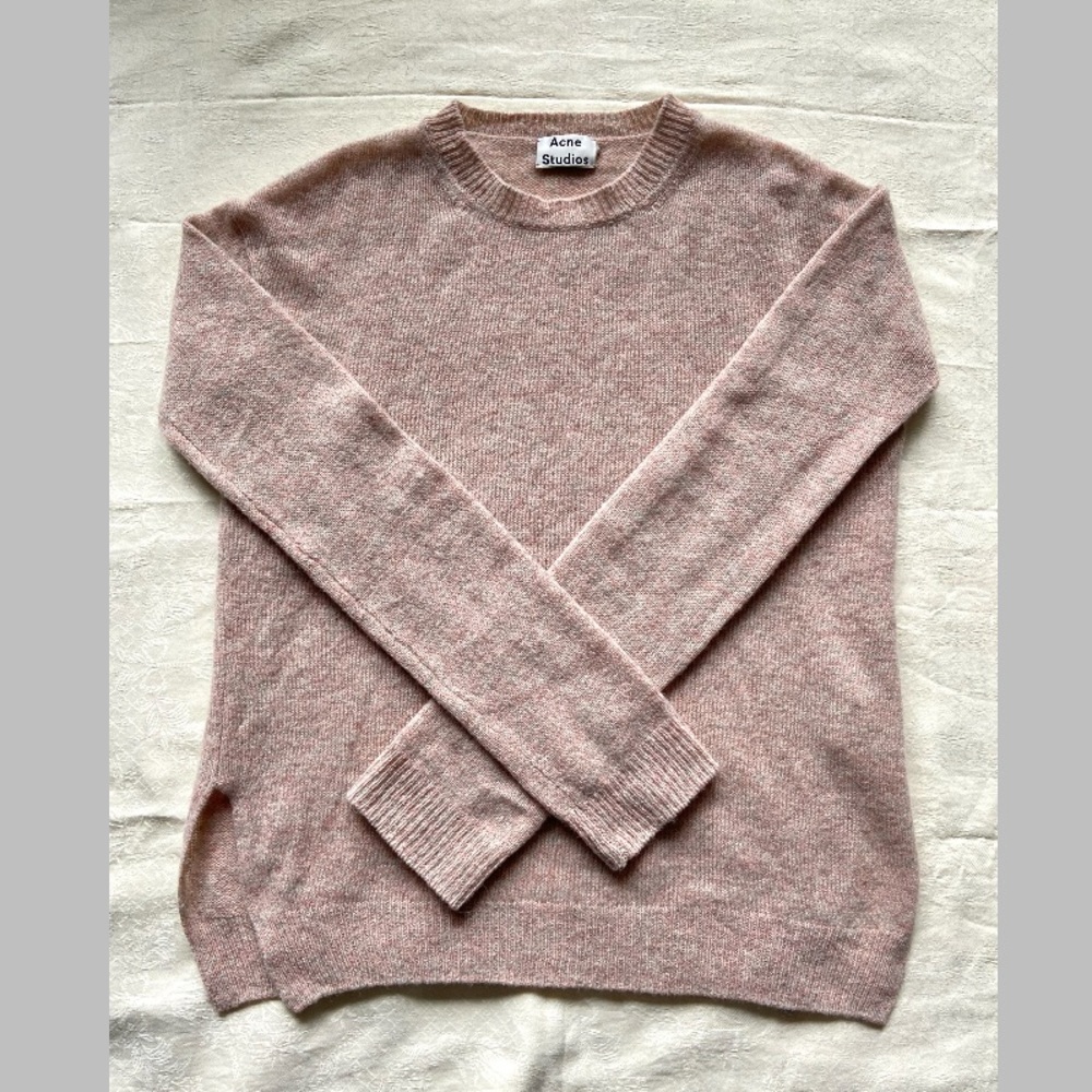 Acne Studios Light Pink Crewneck Sweater Size S
